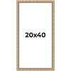 PosterPalooza | 20x40 Modern Bamboo Picture Frame, UV Acrylic, 5 Finishes - 2 of 4