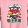 Boys' - Paw Patrol - Pawsome Pups To The Rescue Graphic Long Sleeve Fleece Sweatshirt - 2 of 4