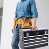 Gulches 21" Portable Metal Tool Box with 1 Top Box and 4 Drawers, Auto Locking, Dual Ball-Bearing Tracks, Heavy-Duty Steel - 4 of 4