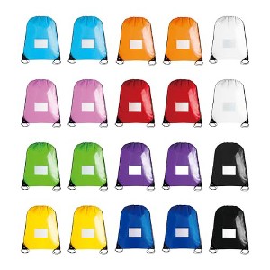 Generic 20 Pcs Drawstring Bags,Bulk Draw String Backpack, Gym Sports Cinch Bag - 1 of 4