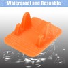 Unique Bargains Phone Holder for Car Dashboard Mat Rubber Pad Mobile Phone Mount Holder 4.33"x3.54"x1.69" - 4 of 4