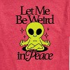 Men's - Instant Message - Alien Let Me Be Weird Short Sleeve Graphic T-Shirt - 2 of 4