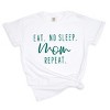 Simply Sage Market Eat. No Sleep. Mom. Repeat Garment Dyed Tee - 2 of 4