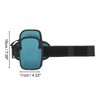 Unique Bargains Convenient Phone Holder Arm Bands with Zipper 1 Pc - 2 of 4