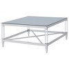 Coaster,Lindley Square Tempered Mirror Acrylic Coffee Table - 4 of 4
