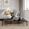 Elevated Dog Bed - 48x36-Inch Portable Pet Bed with Non-Slip Feet - Indoor/Outdoor Dog Cot or Puppy Bed for Pets up to 110lbs by PETMAKER (Black) - 2 of 4