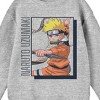 Naruto Classic Naruto Uzumaki Name Text and Character Youth Heather Gray Crew Neck Sweatshirt - 2 of 2