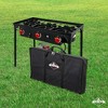 Hike Crew 3-Burner Portable Stove Storage Carry Bag, Water & Corrosion Resistance Camping Stove Bag - 3 of 4