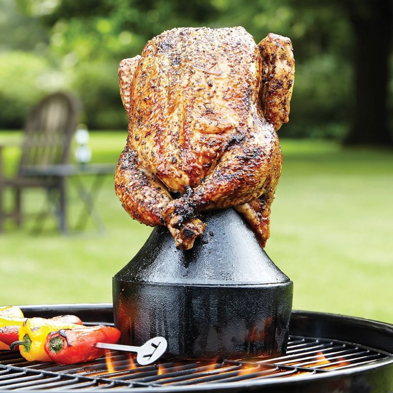 Cast Iron Beer Can Roaster - Outset, 5 of 7