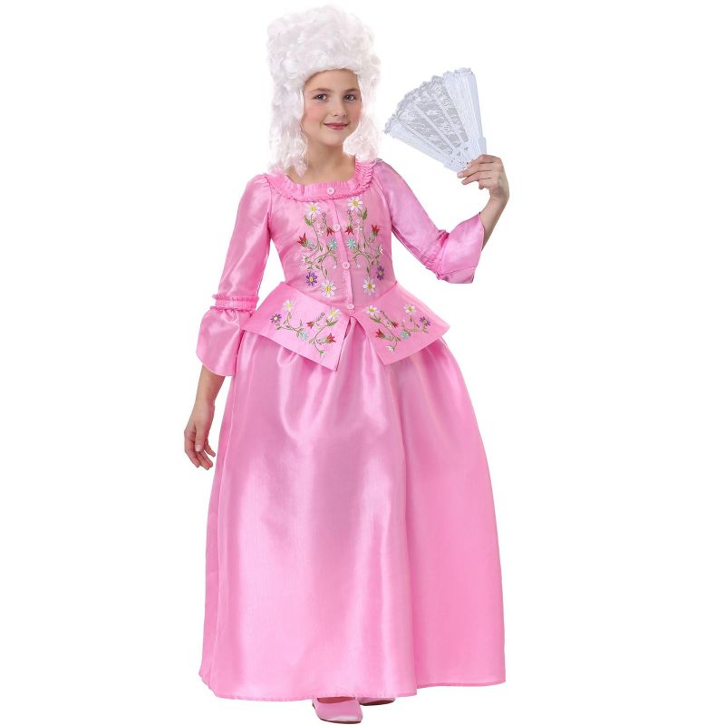 HalloweenCostumes.com Marie Antoinette Costume for Girls, 2 of 3