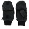 CTM Kids' and Teens' Fleece Convertible Fingerless Winter Mitten / Gloves - 4 of 4