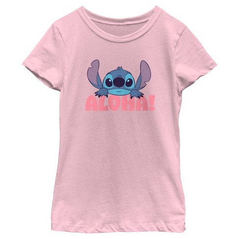 Girl's Lilo & Stitch Aloha Stitch T-Shirt - image 1 of 4