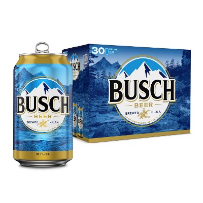 Busch Beer - 30pk/12 Fl Oz Cans : Target