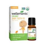 Wellements Organic Baby Tooth Oil - 0.5 fl oz