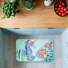 Stupell Industries Horned Seahorse & Fish Printed Anti-Fatigue Floor Mat, design by Audrey Jeanne Roberts, 30"x18" - 3 of 4