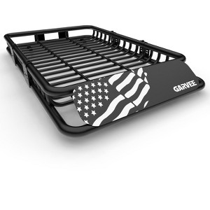 Universal Roof Rack Carrier Basket, 200 Lbs Capacity Car Cargo Rack, Luggage Holder Basket for SUVs, Trucks, Vehicles - 1 of 4