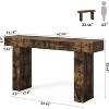 Tribesigns 63-Inch Narrow Console Table, Modern Sofa Table for Hallway, Entryway Table for Living Room, Bedroom, Home Office - 2 of 4