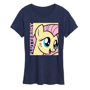 Women's - My Little Pony - Character Block Fluttershy Short Sleeve Graphic T-Shirt - 1 of 4