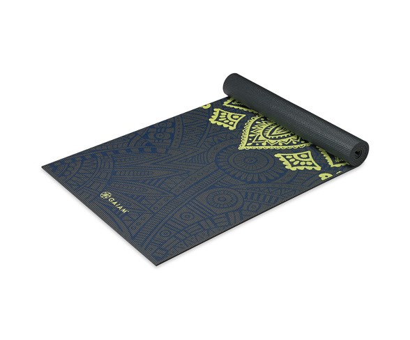 Gaiam&#174; Premium Blue Sundial Yoga Mat (6mm)