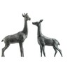 SPI Home Woodland Watchers Garden Sculptures Pair – 47.5" Tall Metal Outdoor Statues with Rustic Finish, Nature-Inspired Design - 3 of 3