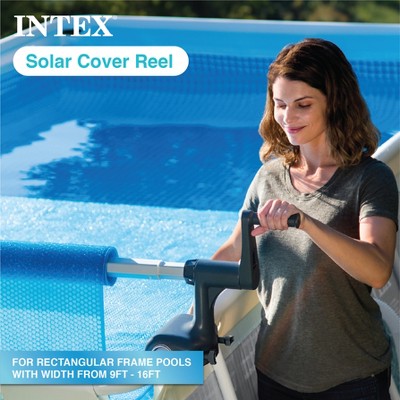 Adjustable Aluminum Solar Pool Cover Reel with Locking Mechanism