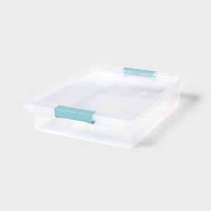 5.8qt Clear Storage Bin - Brightroom™ - 1 of 3