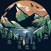 Men's Design By Humans Happiness Place By orangedan Tank Top - 2 of 3