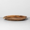 Oversized Carved Wood Tray - Hearth & Hand™ with Magnolia - image 2 of 3
