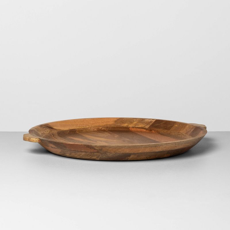 Oversized Carved Wood Tray - Hearth &#38; Hand&#8482; with Magnolia, 3 of 11