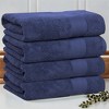 Luxury Cotton Heavyweight Solid Plush Towel Set by Blue Nile Mills - 2 of 4