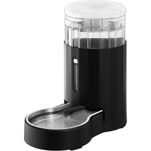 Stainless Steel Pet Water Dispenser, Automatic BPA-Free Gravity Waterer with Large Drinking Area - 1 of 4