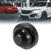 Unique Bargains Car LED Headlight Headlamp Dust Cap Cover Black 4 Pcs - 2 of 4