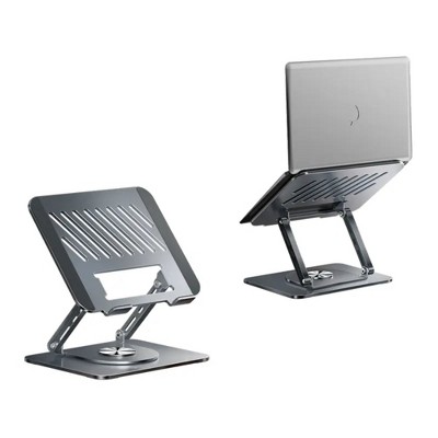 Scarlet Scope Stable 360¡ Rotating Carbon Steel Laptop Stand Black Full Size