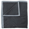 Sure-Max Moving & Packing Blankets - Ultra Thick Pro - 72" x 40" - Professional Quilted Shipping Furniture Pads Black - 12 Pack - 4 of 4