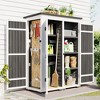 YOOCOZZ  5.5ft Wood Storage Shed with Waterproof Roof - 2 of 4