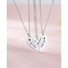 Best Friends Necklace Set for 2/3/4 - Matching Sister Heart Jewelry, Gift for Women & Teens - 3 of 4