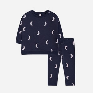 MyKids-USA Baby 1pcs Print Pattern Tops Combo Trousers Underwear Cotton 2 Pieces Sets - 1 of 4