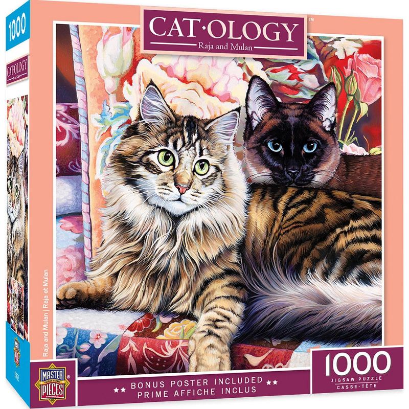 MasterPieces Inc Cat-Ology Raja and Mulan 1000 Piece Jigsaw Puzzle, 2 of 7