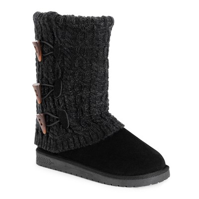 Essentials By Muk Luks Women's Cheryl Boots - Jet Black, 11 : Target