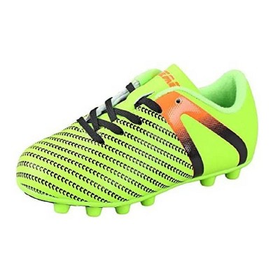 Vizari Kid's Impact Firm Ground Outdoor Soccer Shoes - Green/orange - 8 ...