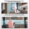 GTRACING Gaming Chair with Bluetooth Speakers Music Office Chair with Footrest PU Leather Recliner - 2 of 4