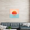 Minimalist Sunset by Modern Tropical Unframed Wall Canvas - iCanvas - 2 of 4