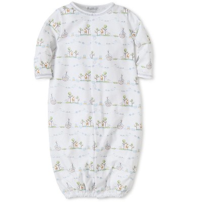 Boy's ' Noah's Print Blue Converter Gown - kissy kissy