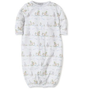 Boy's ' Noah's Print Blue Converter Gown - kissy kissy - 1 of 3