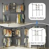 Industrial Pipe Clothing Rack Wall Mount, Closet Storage System for Walk In Closet, Garment Rack, Closet Wardrobe Rack for Hanging Clothes, 81 Inch - 4 of 4