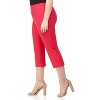 Rekucci Curvy Woman  Classic Pull-On Stretchy Straight Leg Capri - 2 of 4