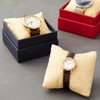 Juvale 12 Pack Linen Bracelet Cushion, Pillow Holder for Accessories, Watches and Bangles, Jewelry Display for Selling (Beige, 3x3x2 in) - 2 of 4