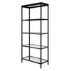 30" Wide Black Bronze Bookcase - Henn&Hart - 4 of 4