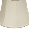 Vynxaria Modified Bell Softback Lampshades, 10"x16"x12" White - 3 of 4