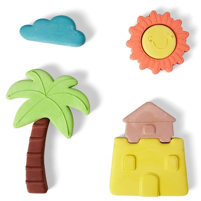 Jumbo Puzzle Chalk Palm Tree and Sunshine - Bullseye's Playground™